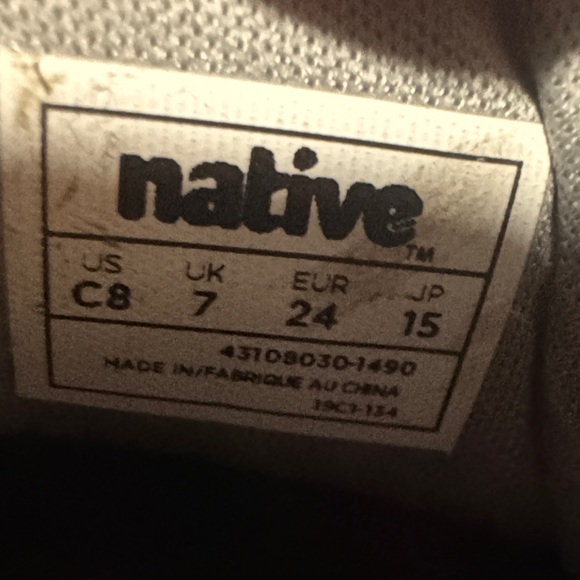 Native Kids Gray and Blue Boots - Picture 4 of 5